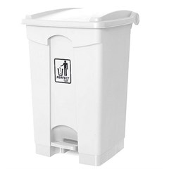 LIXEIRA 100L BRANCO C/PEDAL PERFECT