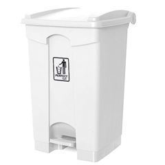 LIXEIRA 100L BRANCO C/PEDAL PERFECT