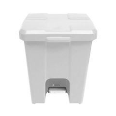 LIXEIRA 15L C/PEDAL BRANCA