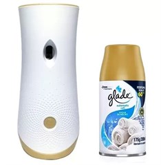GLADE AROMATIZADOR DE AMBIENTE AUTOMÁTICO TOQUE DE MACIEZ, KIT APARELHO E REFIL, 269ML