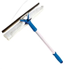 KIT RODO LIMPA VIDROS 35CM COM CABO 50CM