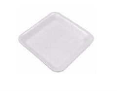 BANDEJA RASA B1 400UN 150X150X18MM BRANCA