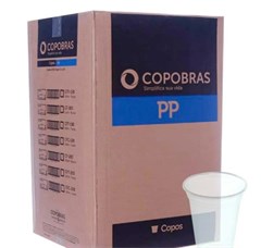 COPO DESCARTÁVEL 400ML TRANSP PP 1000UN