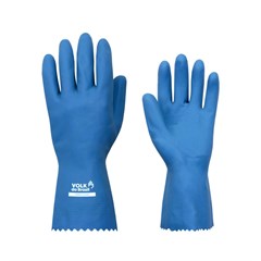 LUVA VERNIZ SILVER M AZUL
