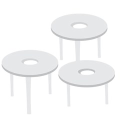 SUPORTE P/CAIXA DE PIZZA PC 500UN