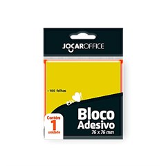 BLOCO ADESIVO POST-IT 76X76MM  JOCAR- 100FL