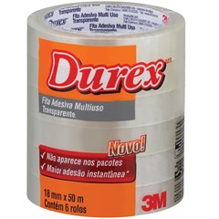 FITADE ADESIVA DUREX 18 MMX50M UN
