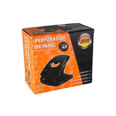 PERFURADOR DE PAPEL MEDIO 2 FUROS 20FLS