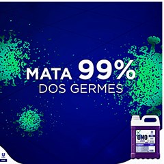 DESINFETANTE 5 LITROS OMO LIMPA PISOS LAVANDA