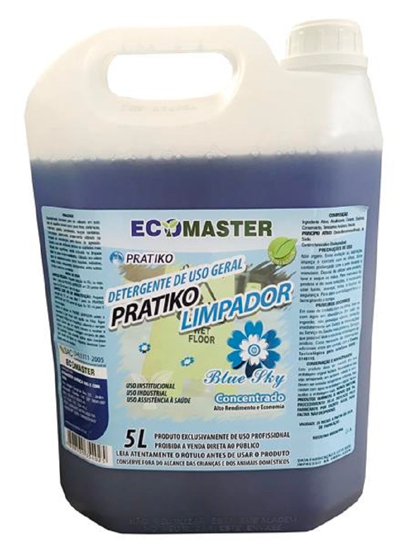 DETERGENTE 5L PRATIKO LIMPADOR BLUE SKY