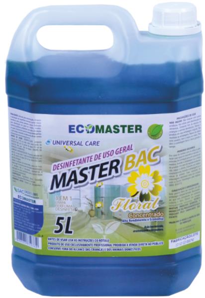 DESINFETANTE 5L MASTER BAC FLORAL