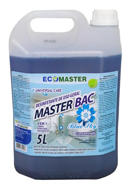 DESINFETANTE 5L MASTER BAC BLUE SKY