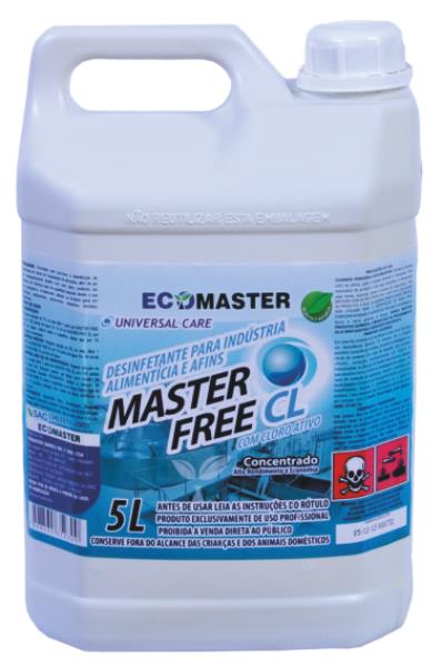 DESINFETANTE 5L MASTER FREE CL