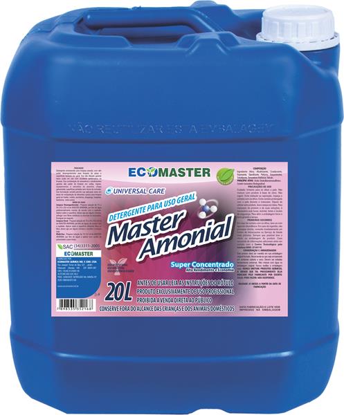 DETERGENTE AMONIACADO 20L MASTER AMONIAL