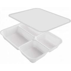 MARMITA C/TP 4DIV 100UN