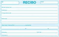 RECIBO PEQUENO ABG BLOCO 50FLS