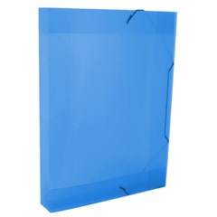 PASTA COM ELASTICO OFICIO 40MM AZUL