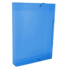 PASTA COM ELASTICO OFICIO 40MM AZUL