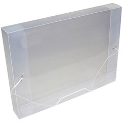 PASTA C/ELAST OFICIO 40MM CRISTAL