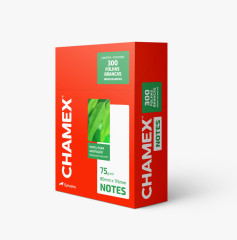 PAPEL LEMBRETE CHAMEX NOTES 300 FOLHAS