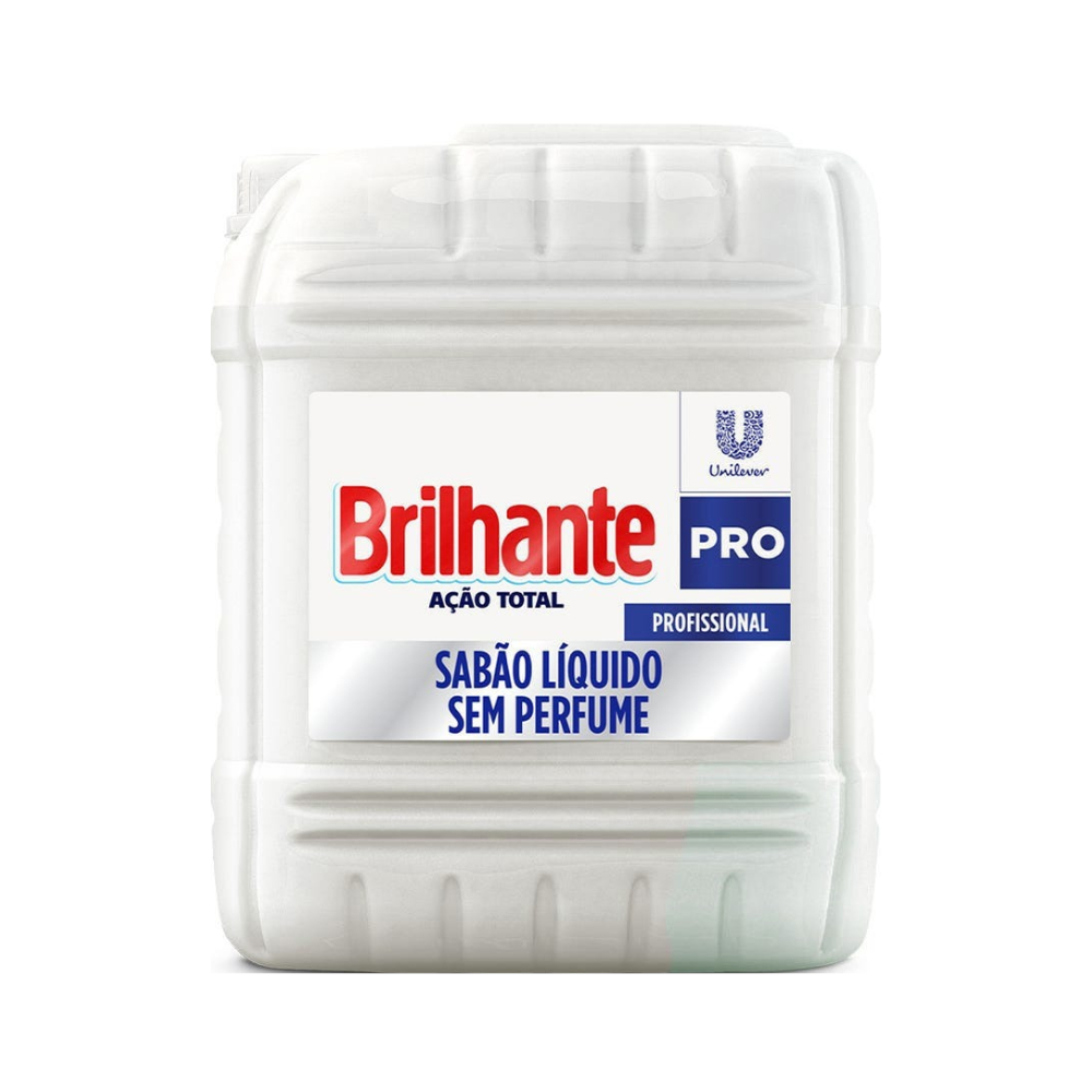 DETERGENTE LIQUIDO 7L BRILHANTE SEM PERFUME