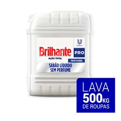 DETERGENTE LIQUIDO 7 LITROS BRILHANTE SEM PERFUME