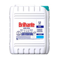 DETERGENTE LIQUIDO 7 LITROS BRILHANTE SEM PERFUME