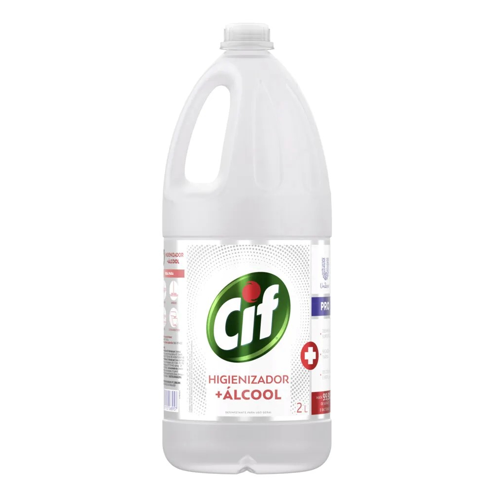 CIF HIGIENIZADOR + ALCOOL 2L - UNILEVER