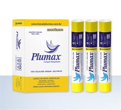 LENCOL HOSPITALAR AMARELO  50X50- 10 UND - PLUMAX