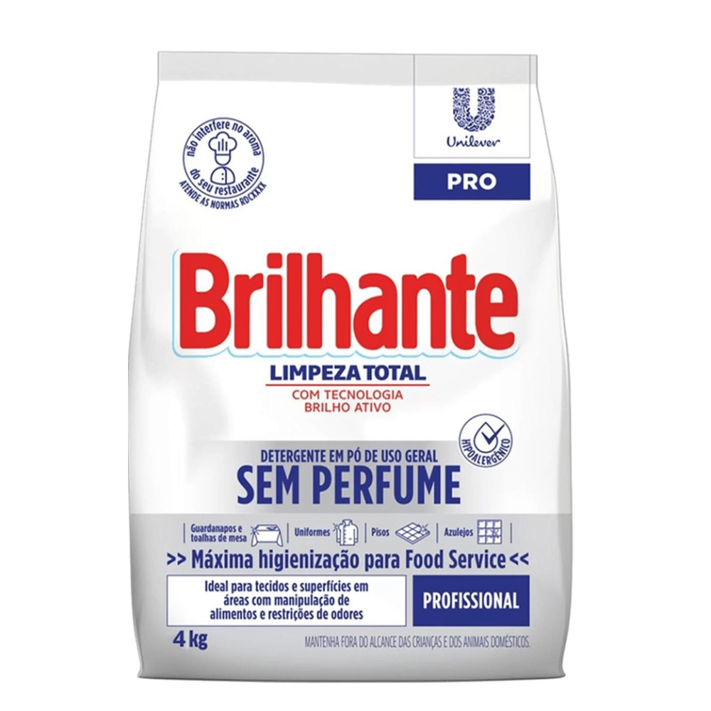 SABAO PO BRILHANTE SEM PERFUME 4KG 