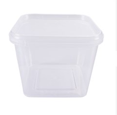 POTE QUADRADO 250ML COM TAMPA E LACRE 135UN