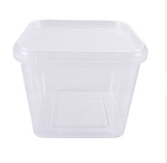 POTE QUADRADO 250ML COM TAMPA E LACRE 135UN