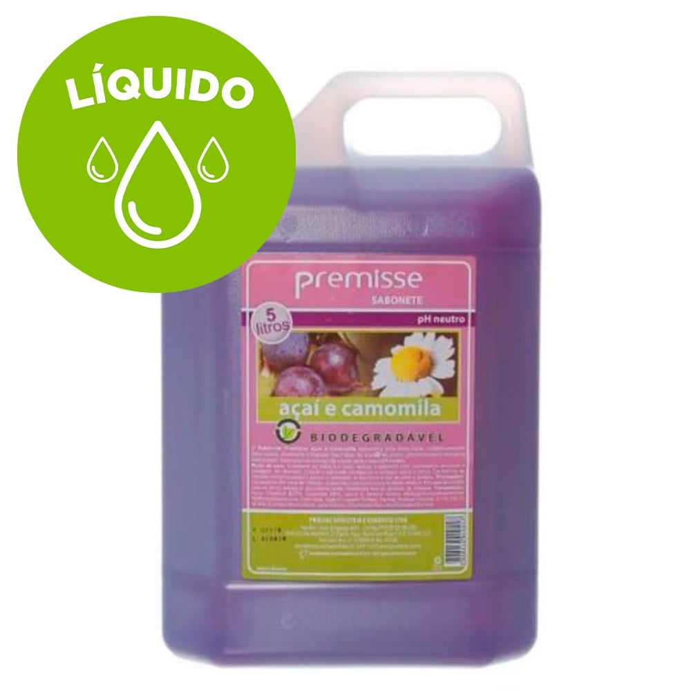 SABONETE LIQUIDO 5L ACAI E CAMOMILA