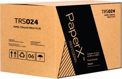 PAPEL TOALHA ROLO FOLHA SIMPLES TRANSP 024 12X200 METROS