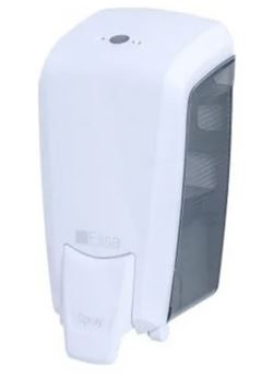 SABONETEIRA ESPUMA ELISA MINI BCO/PRETO