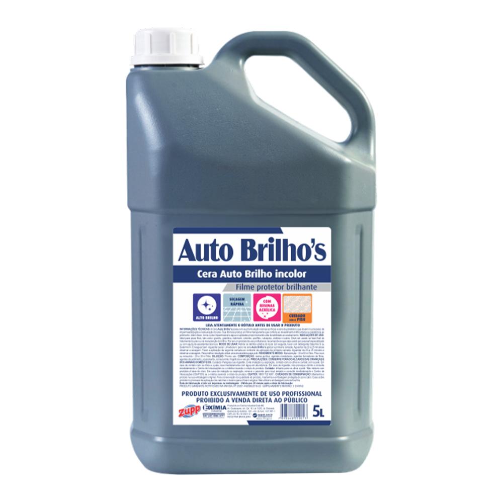 CERA ACRILICA AUTO BRILHO ZUPP INCOLOR 5 L