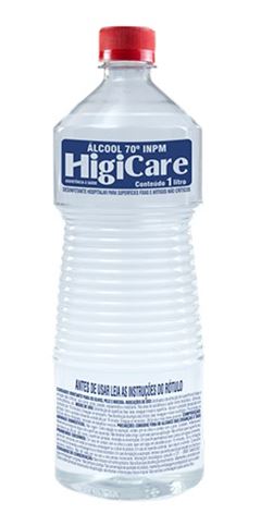 ALCOOL LIQ 70% HIGICARE 1L CX C/12UND
