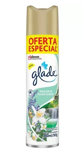 ODORIZADOR AEROSSOL GLADE AGUAS FLORAIS 360ML