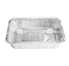 BANDEJA ALUMINIO 1150ML C/TAMPA PET 50UN