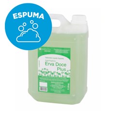 SABONETE ESPUMA 5 LITROS ERVA DOCE PLUS