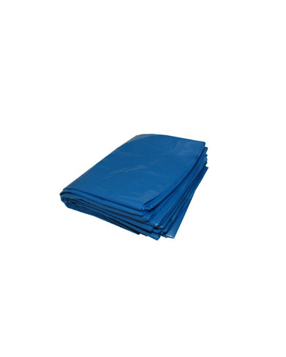 SACO DE  LIXO 20 LITROS 0,8KG AZUL 100 UNIDADES