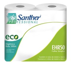 PAPEL HIGIÊNICO ROLO FOLHA SIMPLES ECO 8X500 METROS