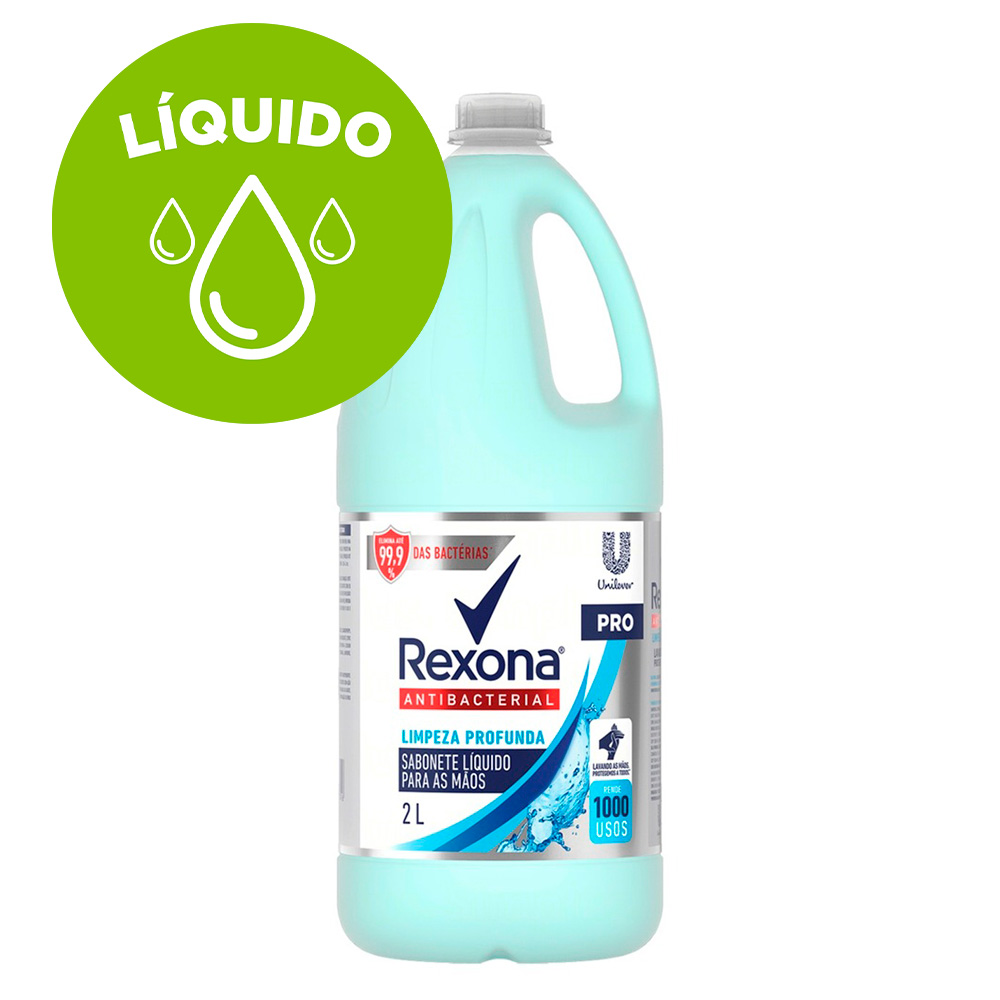 SABONETE LIQUIDO REXONA LIMPEZA PROF 2L