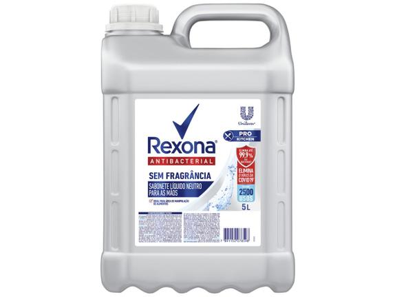 SABONETE LIQUIDO REXONA S/FRANGANCIA 5L