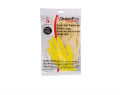 LUVA LATEX COM RANHURA G CANO LONGO