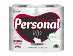 PAPEL HIGIÊNICO ROLO FOLHA DUPLA PERSONAL 8X250 METROS