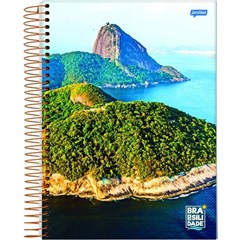 CADERNO CAPA DURA 10 MATERIAS ESP 200 FOLHAS