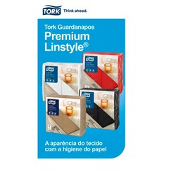GUARDANAPO PREMIUM TORK 39X39 PRETO 50 FOLHAS