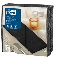 GUARDANAPO PREMIUM TORK 39X39 PRETO 50 FOLHAS