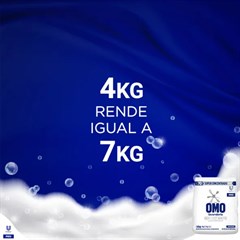 DETERGENTE EM PÓ OMO 4KG PERFECT WHITE